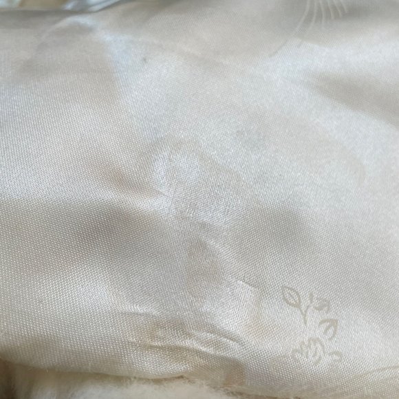 Arctic FOX Fur Stole, Warm Ivory Bridal Shawl, Real Vintage Fur - Picture 10 of 10